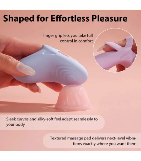 Svakom - Echo 2, Flexible Finger Vibrator, Blue