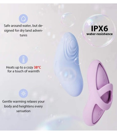 Svakom - Echo 2, Flexible Finger Vibrator, Blue