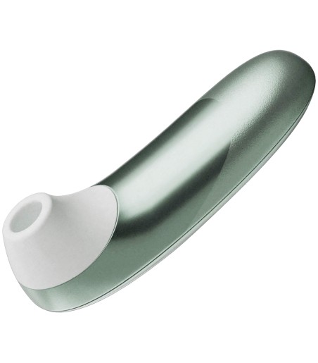 Womanizer - Pro, Green, från svag till stark styrka i 11 steg. Grön och avlång, sitter bra i handen.