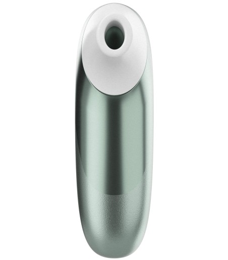 Womanizer - Pro, Green, en avlång stimulator som sitter bra i handen.