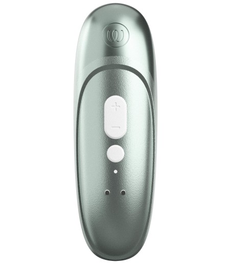 Womanizer - Pro, Green, en grön kropp, blank plast och mjuka knappar