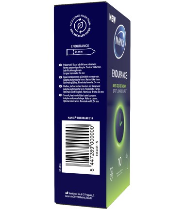 Manix - Endurance, 10-pack, förhindra för tidig utlösning