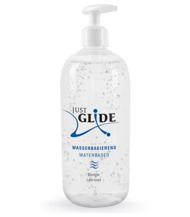 Just Glide - Water-based, 1000ml, storpack av bra glidmedel