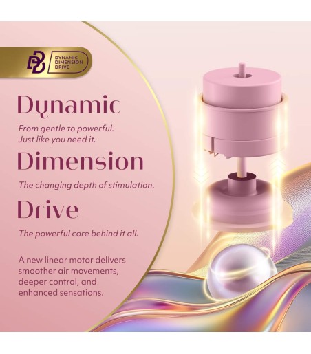 Womanizer - Next, Dusky Pink, ny teknik gör det tystare i de lägre styrkorna
