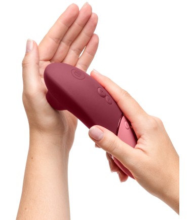 Womanizer - Next, Bordeaux, ljudvågor och smart silenbce teknik som slutar stimulera när den kommer från huden