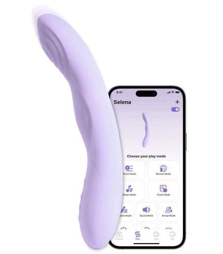 Svakom - Selena, stöttande, vibrerande och uppvärmd vibrationsstav