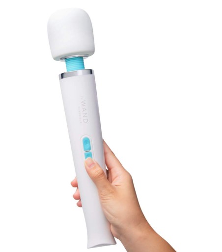 leWand - Classique Rechargeable, vit klassisk wand med uppladndingsbar funktion, starka vibrationer upp till 8800 RPM