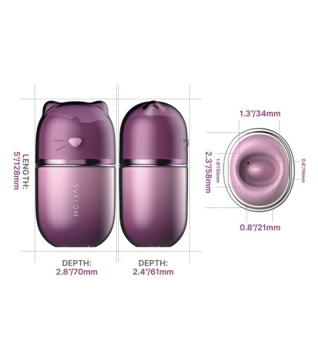 Svakom - Klitty, inte den minsta, inte den största. Lagom stor för att ha en skön mun