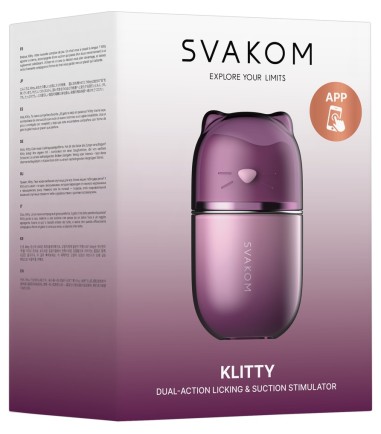 Svakom - Klitty, Dual Action Licking & Sucking Stimulator