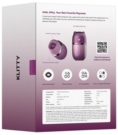 Svakom - Klitty, Dual Action Licking & Sucking Stimulator