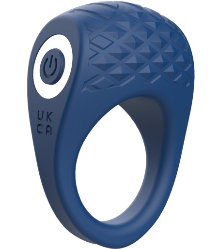 Vicious Ring Vibrating + Remote, härligt, lärr mönstrad kukring