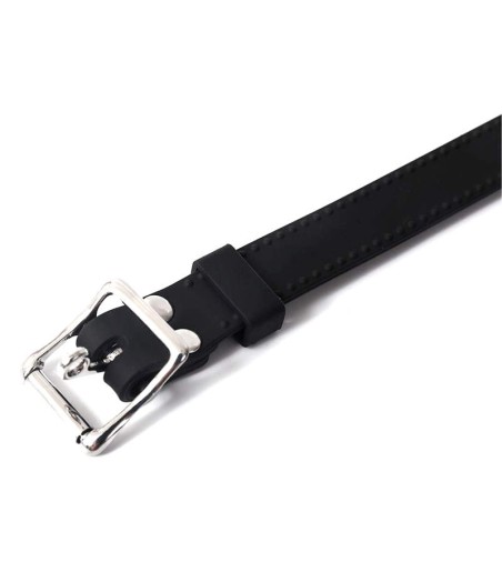 Open Mouth Gag with Nipple Clamps, silikonremmar i svart färg
