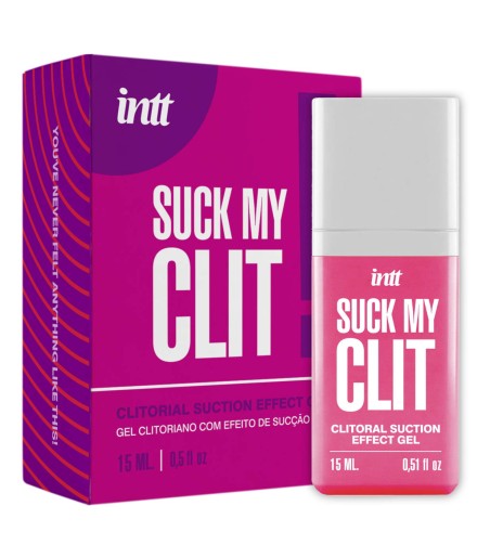 Suck My Clit, Wild Strawberry, klitorisgel med trippeleffekt.