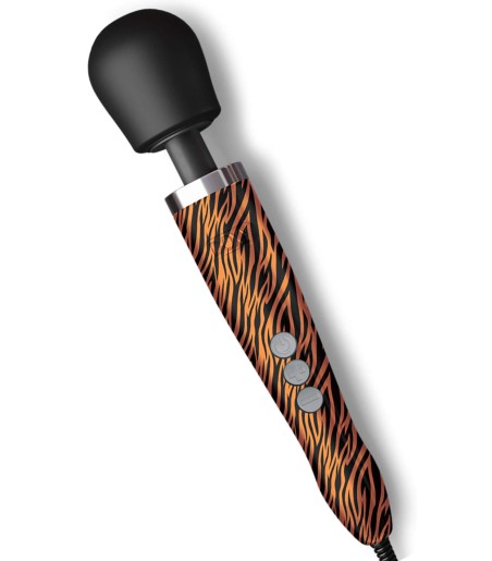 Die Cast Metal Massager, Tiger, lackad aluminium med tigermönster