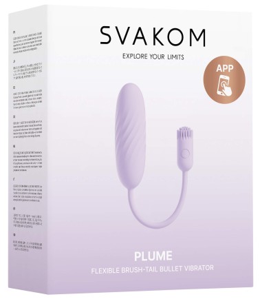 Svakom - Plume, Flexible Brush-tail Bullet Vibrator