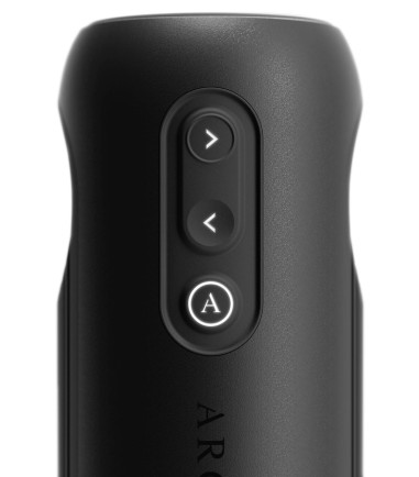 Arcwave - Orbit, Rotating Stroker, en knapp som styr de olika programmen, hastigheter