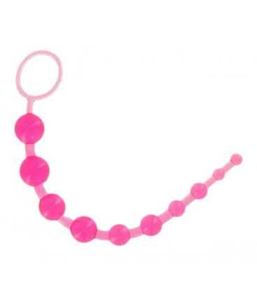 Oriental Jelly Butt Beads - rosa