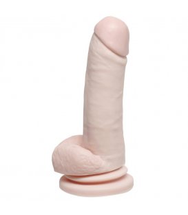 Basix - 8” Suction Cup Dong, natur