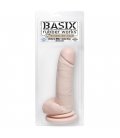 Basix - 8” Suction Cup Dong, natur