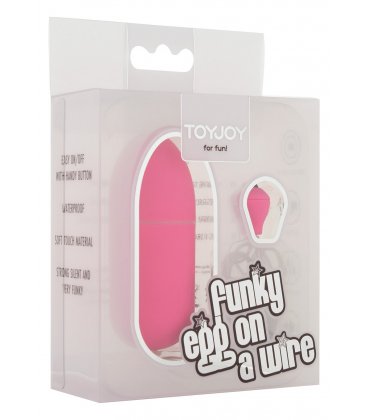 Funky Egg On A Wire, Pink