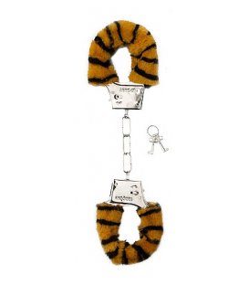Handbojor med fluff - tiger