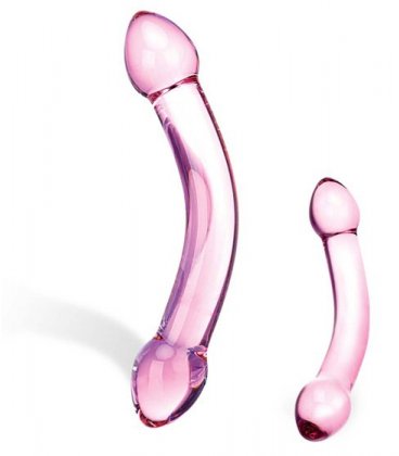 Gläs - Double Trouble Glass Dildo