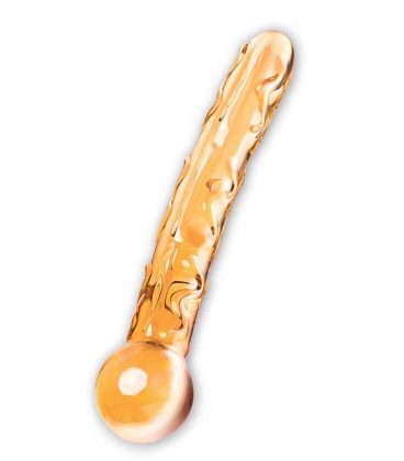 Gläs - Orange Tickler Glass Dildo