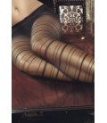 Baci - Black Horizontal Striped Pantyhose