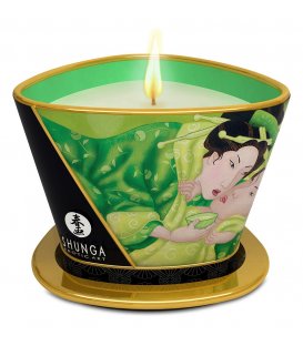 Shunga Massageljus - Green Tea