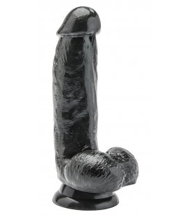 Get Real - 6 Inch Dildo, Svart
