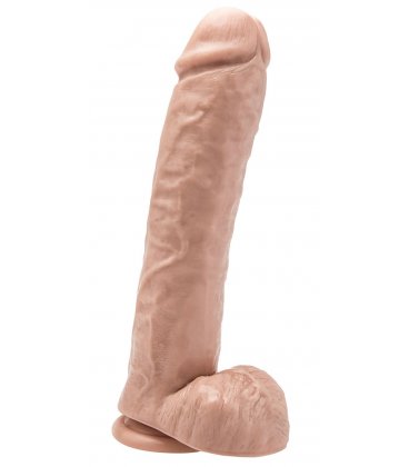 Get Real - 11 Inch Dildo with Balls, Natur