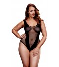 Baci - Fishnet Jacquard V Teddy