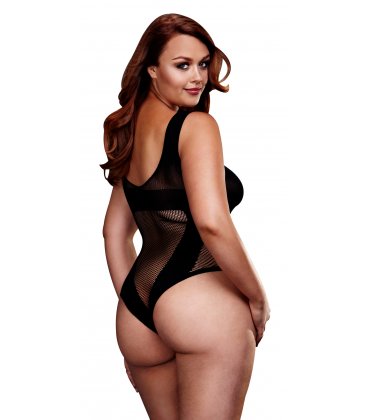 Baci - Fishnet Jacquard V Teddy