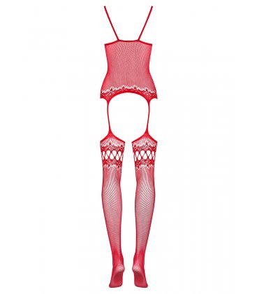 Obsessive - Bodystocking F214, Red