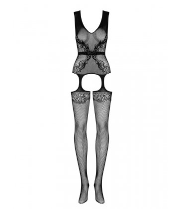 Obsessive - Bodystocking F217, Black