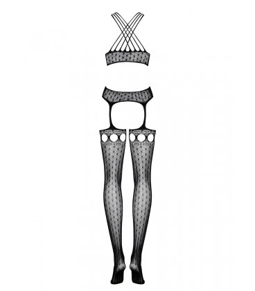 Obsessive - Bodystocking G313, Black