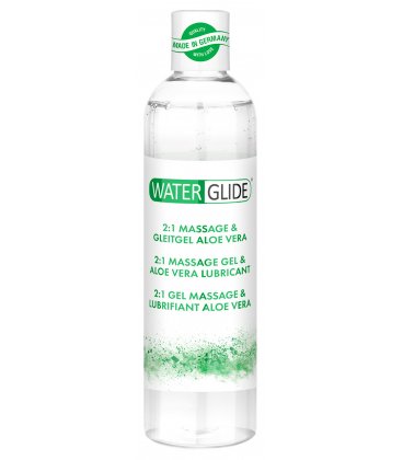 WaterGlide 2:1 Massage och Glid med Aloe Vera, 300ml