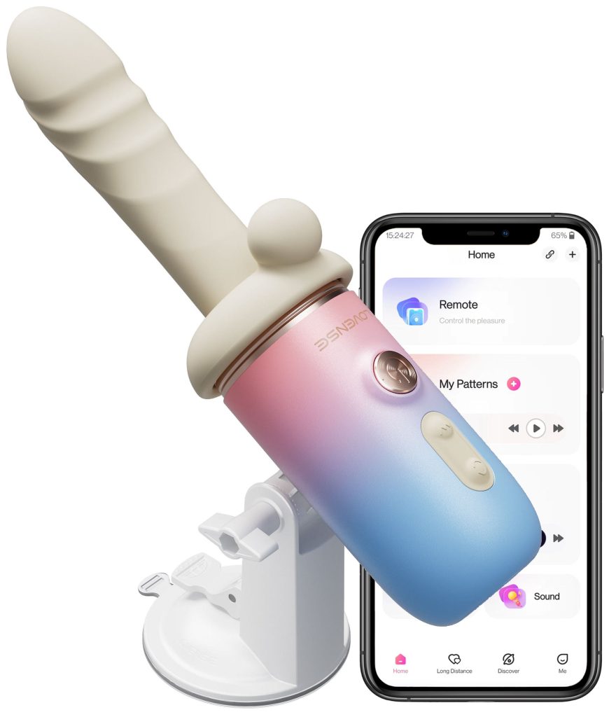 Lovense Spinel, dildomaskin, med app